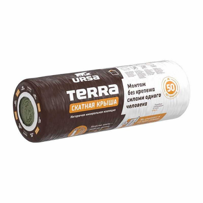 Утеплитель Урса Terra скатная крыша 100х1200х4500